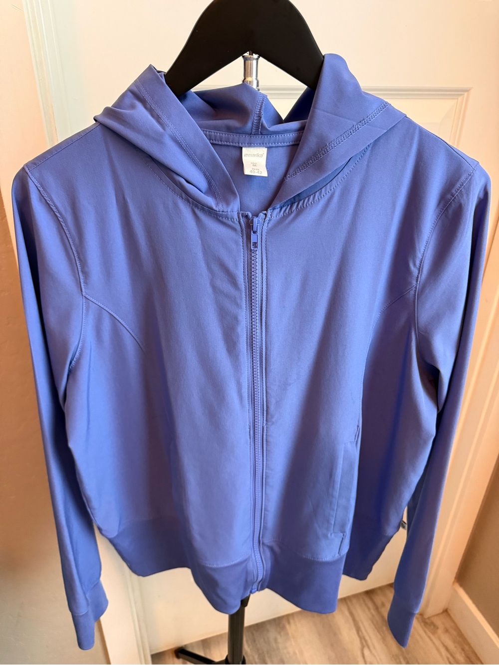 Marika Lavender Zip-Up Hooded Jacket